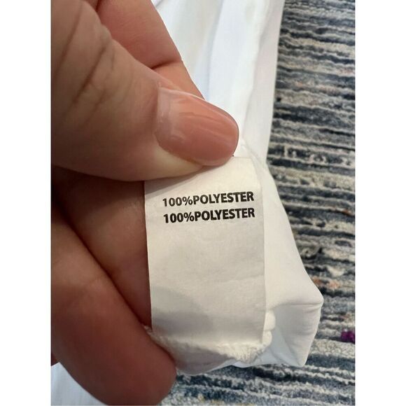 RAMY BROOK AMAL LONG BELL ACCORDION SLEEVE TIE NECK BLOUSE WHITE sz S - Picture 6 of 10